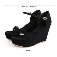 2015 new wedges lady sandals shoes